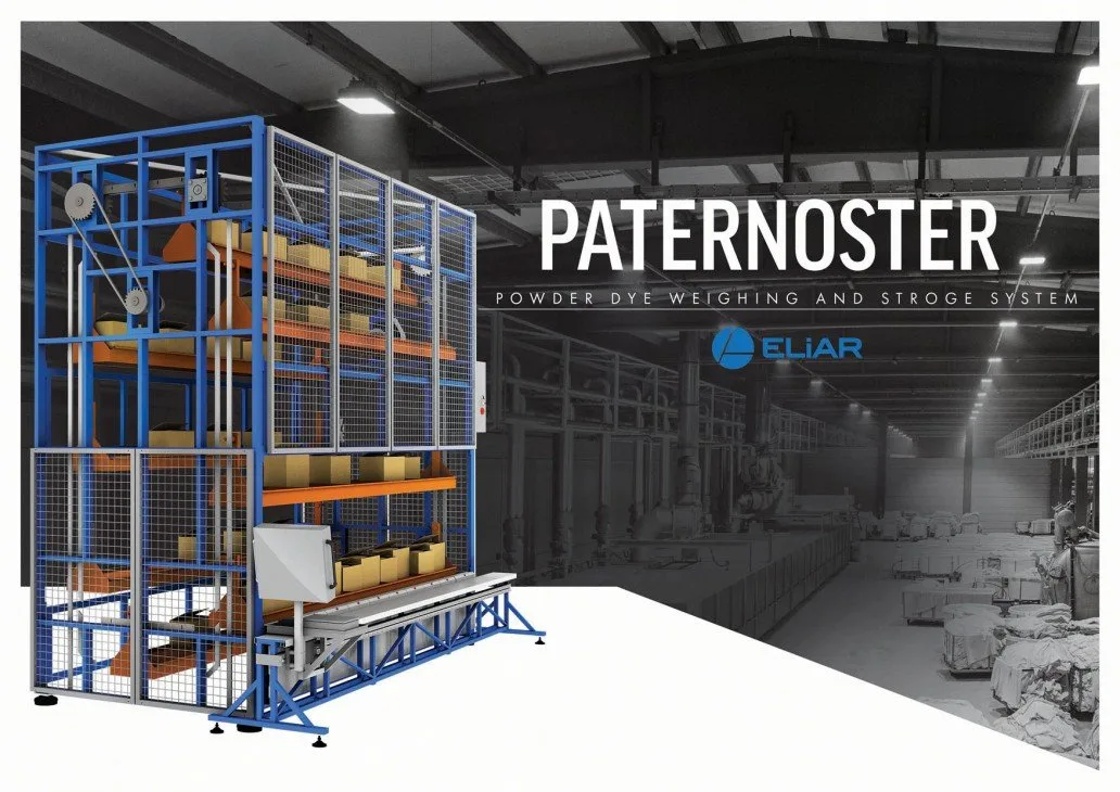 PATERNOSTER Powder Dyestuff Weighing System